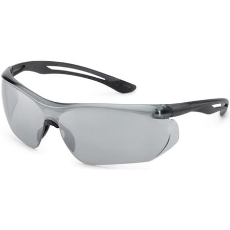 Gateway Safety Silver Mirror  Gray Flex Parallax Safety Glasses 280333832